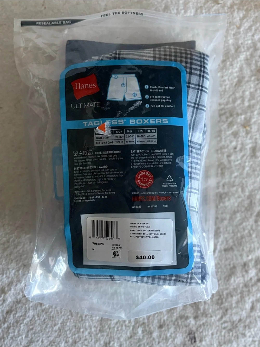 Hanes ultimate tagless